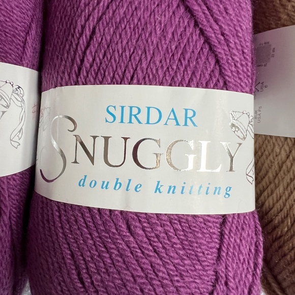 Sirdar Snuggly Yarn DK Double Knitting Assorted 50g each 4 New 5 used have 40+ g - Picture 3 of 5